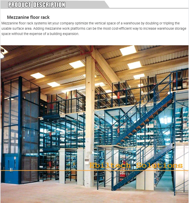 Commercial Adjustable Galvanized Steel Mezzanine Floor Structure From Indonesia Project