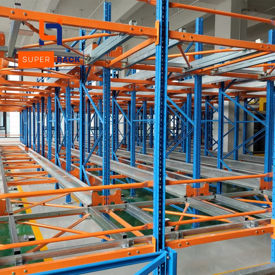 Высокоскоростные сверхмощные беспроводные паллетные стеллажи для хранения на складе