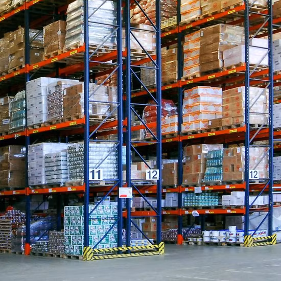 Наиболее часто используемый стеллаж для хранения, стеллаж для хранения, логистика, несколько стеллажей для различных поддонов.